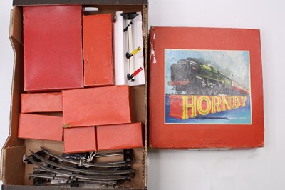 Lot 1608 - A quantity of Hornby 0 gauge clockwork rolling...