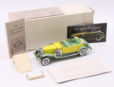 Lot 982 - A Franklin Mint 1/24th scale model of Gary...