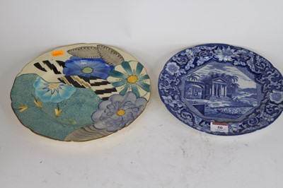 Lot 50 - A 19th century transfer decorated pearlware...