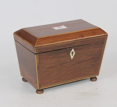 Lot 78 - An early 19th century partridge wood and...