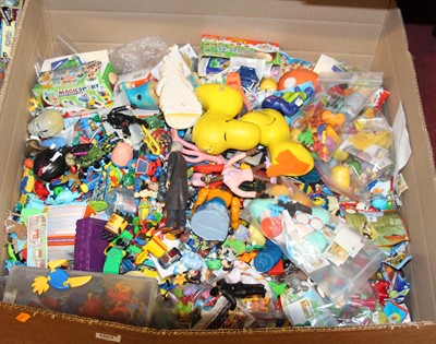 Lot 1664 - A large box of toys to include Kinder