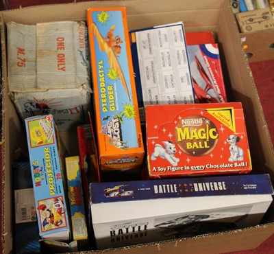 Lot 1666 - A box of mixed toys and board games, to...