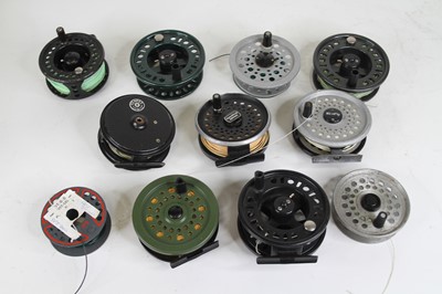 Lot 80 - A collection of fishing reels (11)