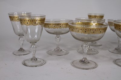 Lot 82 - A collection of Venetian style drinking...