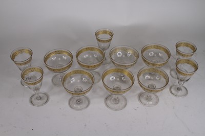 Lot 82 - A collection of Venetian style drinking...