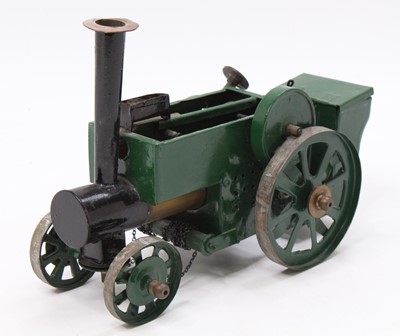 Lot 58 - A home made spirit fired live steam traction...