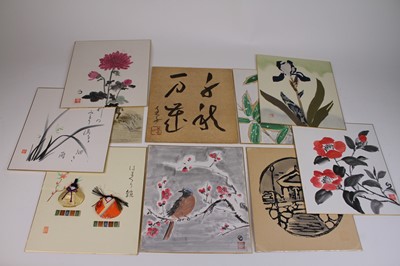 Lot 96 - A collection of Japanese paintings