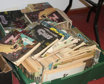 Lot 106 - A large collection of vintage Giles comics