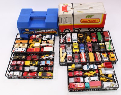 Lot 1483 - 2 Matchbox Superfast collectors cases...