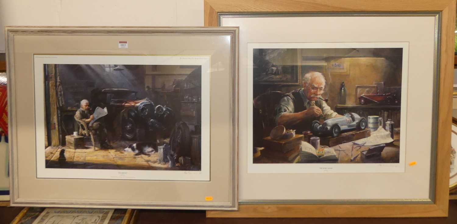 Lot 1013 - Alan Fearnley (b.1942) - Old friends, limited...