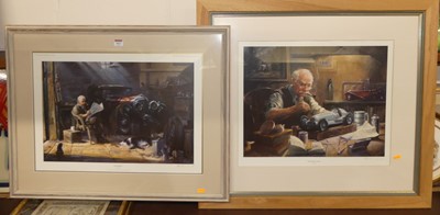 Lot 1013 - Alan Fearnley (b.1942) - Old friends, limited...