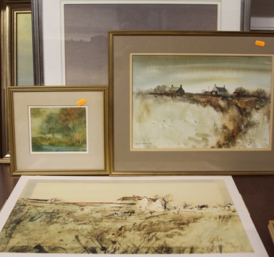 Lot 1033 - Geoff Bartlett (b.1952) - Autumn, watercolour,...