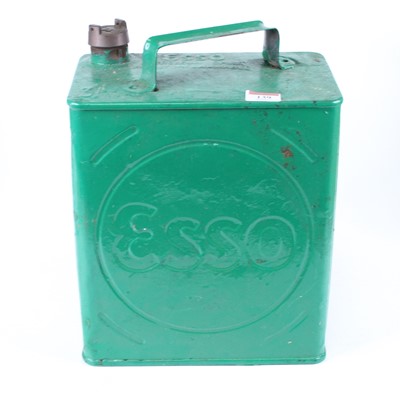 Lot 139 - A vintage ESSO advertising fuel can, h.32cm