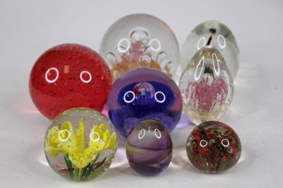 Lot 228 - A collection of 20th century coloured glass...
