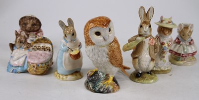 Lot 239 - A Royal Albert Beatrix Potter figure being...