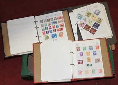 Lot 196 - A collection of world stamps, many housed in...