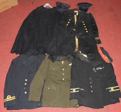 Lot 192 - A collection of mixed service uniforms