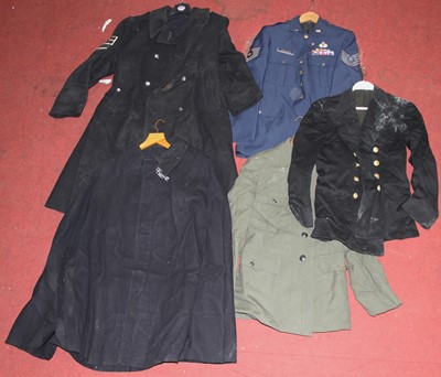 Lot 190 - A collection of mixed service uniforms