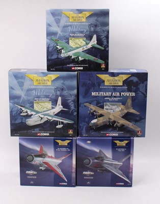 Lot 984 - 5 various Corgi Aviation Archive 1/72nd and...