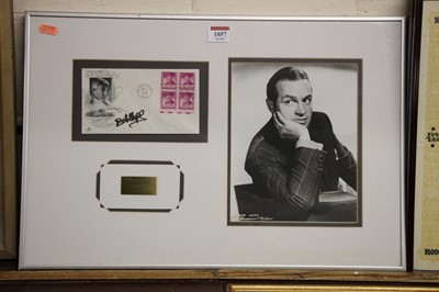 Lot 1057 - Bob Hope - framed presentation montage...