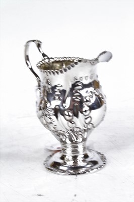 Lot 294 - A George III silver miniature cream jug, of...