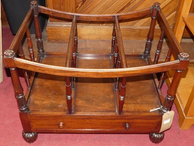 Lot 1118 - An early Victorian mahogany three division...