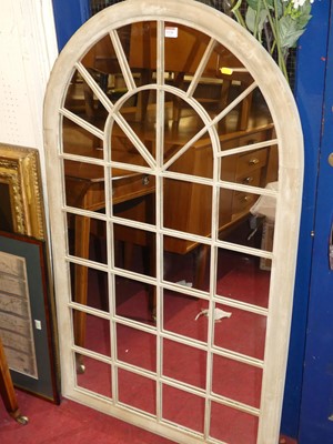 Lot 1120 - A contemporary painted metal arched wall...