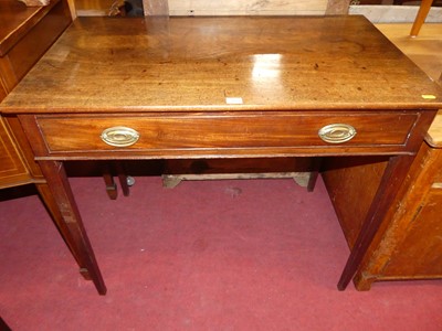 Lot 1169 - An early 19th century mahogany single drawer...