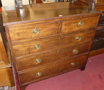 Lot 1231 - An early 19th century mahogany squarefront...