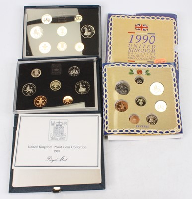 Lot 437 - United Kingdom proof coin collection 1987,...