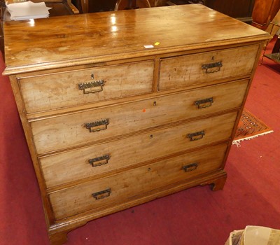 Lot 1283 - An early 19th century faded mahogany...