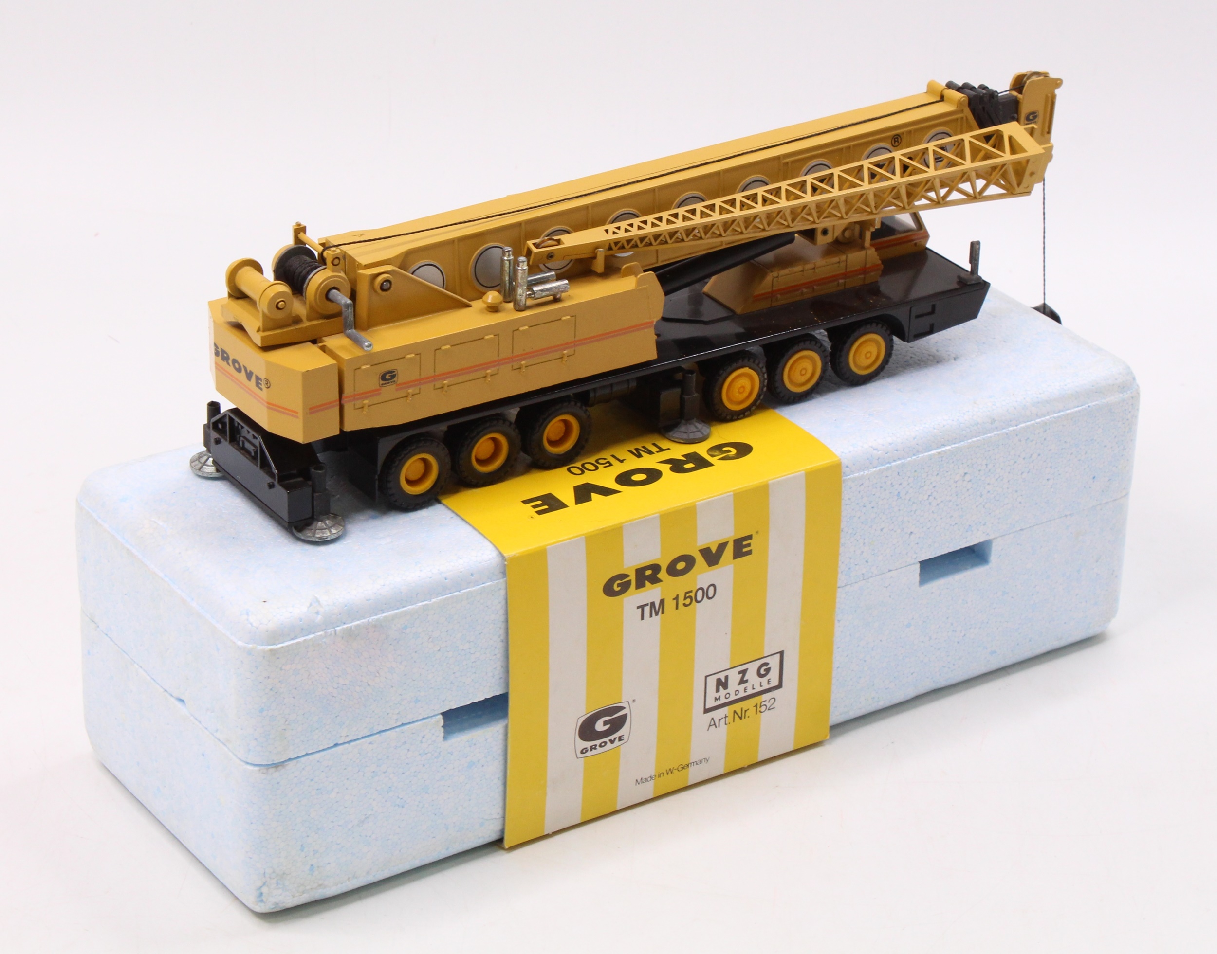 先着1名！　1/55 NZG GROVE TM1500 絶版ミニカー　模型 1/55 NZG GROVE TM1500 絶版ミニカー ダイキャスト 模型