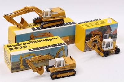 Lot 1614 - A collection of Conrad 1/50 scale Liebherr...