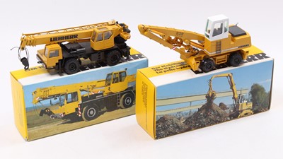 Lot 1620 - A Conrad 1/50 scale construction crane and...