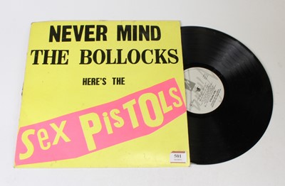 Lot 501 - The Sex Pistols; Never Mind the Bollocks...