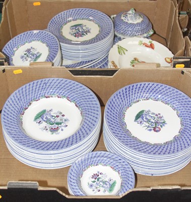 Lot 569 - A late Copeland Spode part dinner service in...