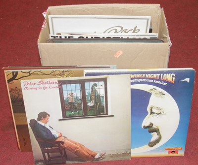 Lot 596 - A collection of assorted records, some in box...