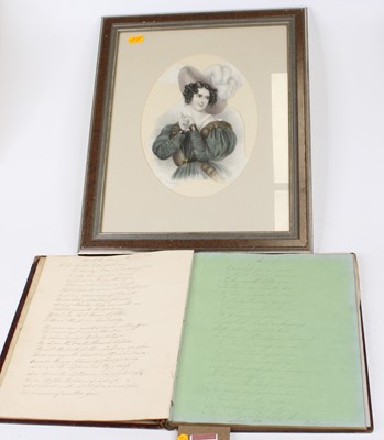 Lot 515 - A Victorian scrap album and contents to...