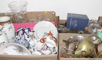 Lot 620 - Five boxes of miscellaneous items to include...