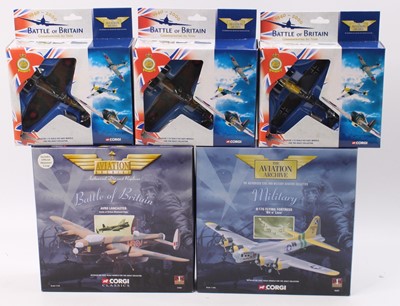 Lot 985 - Corgi Aviation Archive 1/72nd and 1/144th...