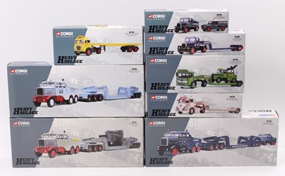 Lot 986 - Corgi Heavy Haulage modern issue 1/50th scale...