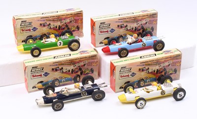 Lot 1818 - Triang Toys Mini Hi-Way boxed model group of 4...