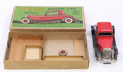 Lot 1831 - Chad Valley Ubilda motor car comprising of...