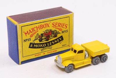 Lot 1328 - Matchbox Lesney No. 15 Prime Mover, yellow...