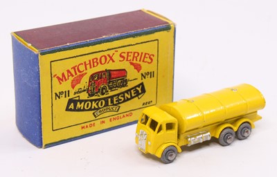 Lot 1428 - Matchbox Lesney No. 11 ERF Petrol Tanker,...