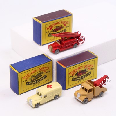 Lot 1452 - Matchbox Lesney boxed emergency services...