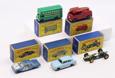 Lot 1457 - Matchbox Lesney boxed model group of 5...