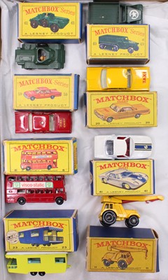 Lot 1493 - Matchbox Lesney boxed model group of 8, with...