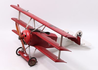 Lot 1843 - A static display model of a Fokker DR1...