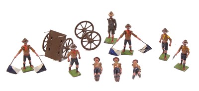 Lot 2026 - A collection of Britains lead Boy Scouts,...